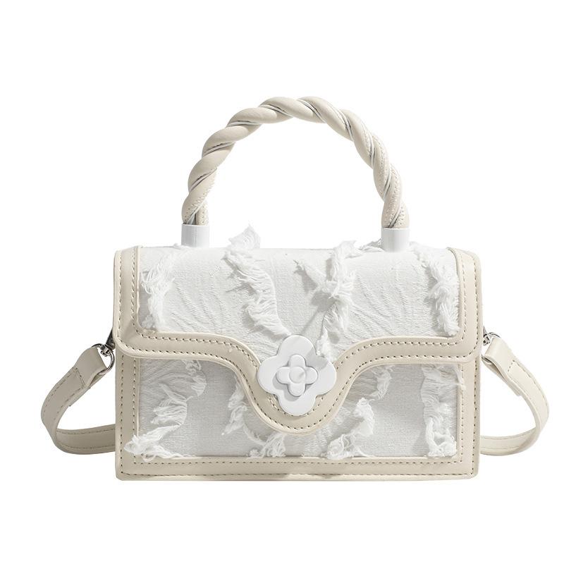 

Bag Niche Design Tassel Small Square Bag Fashionable Shoulder Crossbody Handbag For Women