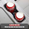 Silicone Car Cup Holder Anti-slip Protector Mat for NIO ES7 -2024 Center Console Cup Wear-resistant Mat Interior Accessories
