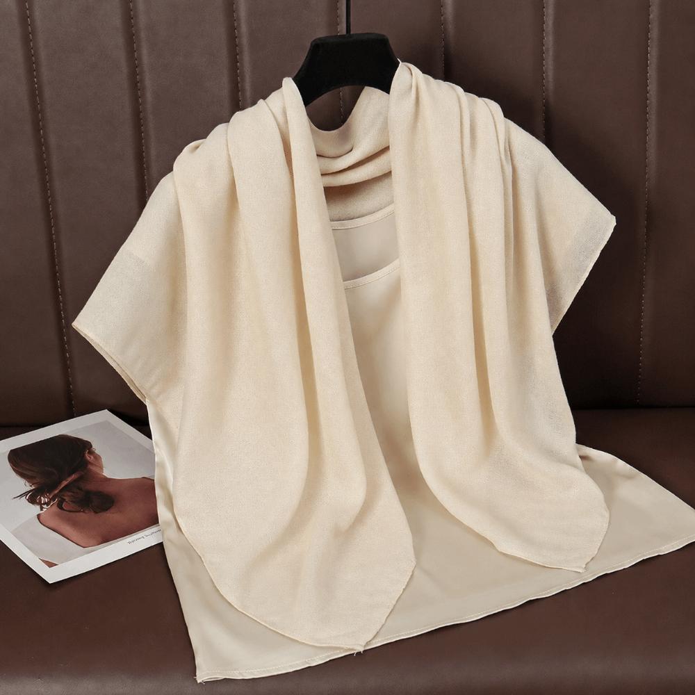 Soft Cotton Linen Headscarf 90x90cm Female's Hijabs Fashion Square Scarves Bag Accessories