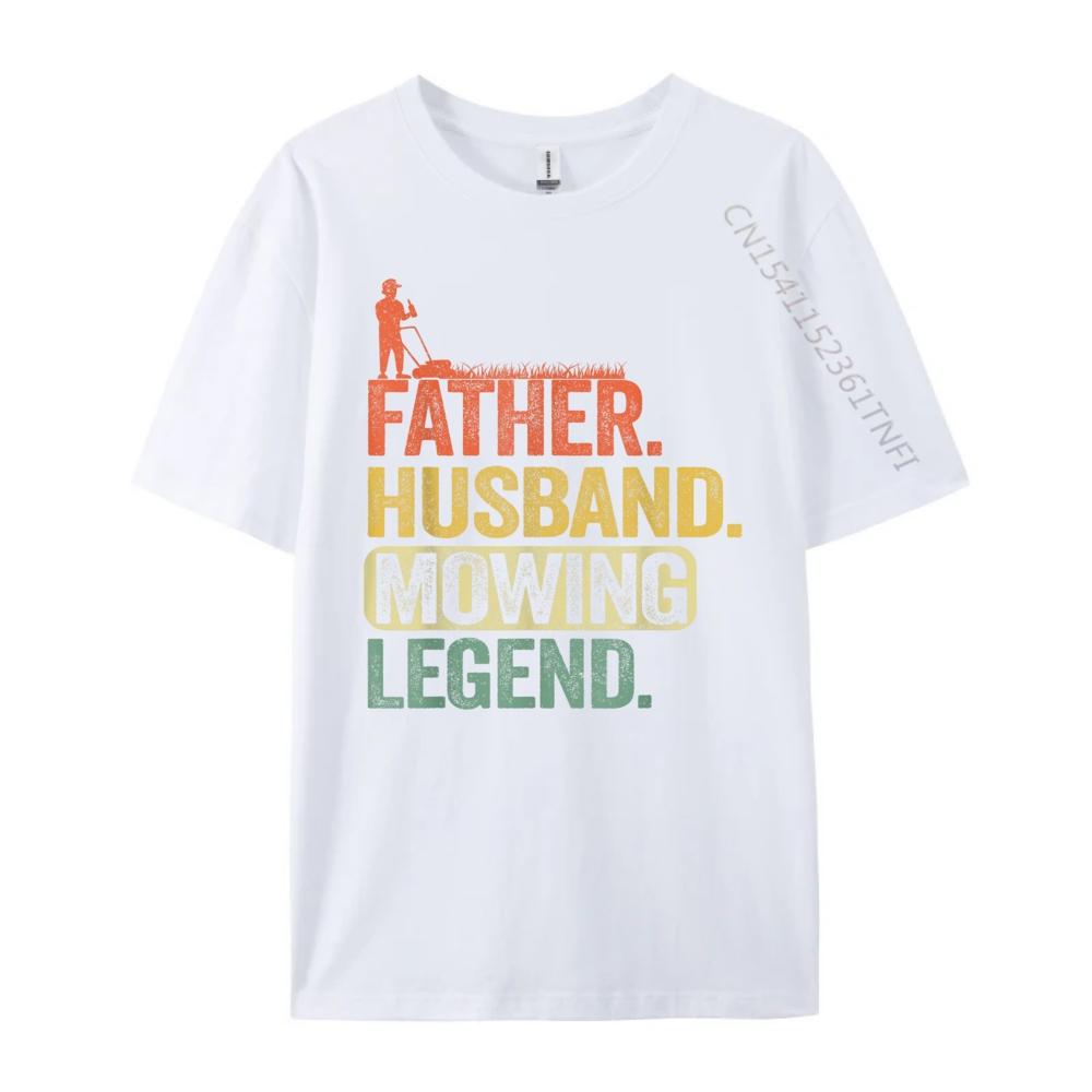 Père Mari Légende de la Tonte Jardinier Papa Tonte de Pelouse XS T-shirts Graphiques Streetwear Homme Slogan