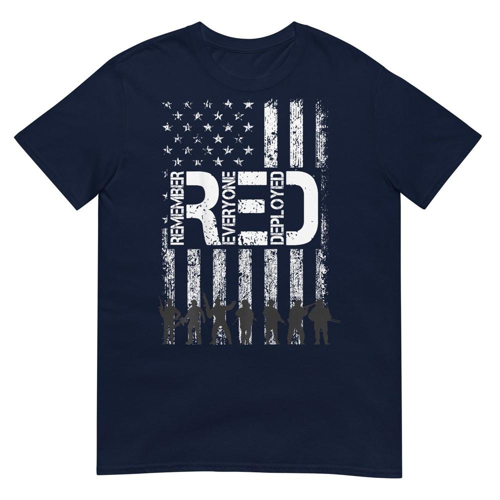On Fridays We Wear Red Military Veteran Day Us Flag Back TShirt S