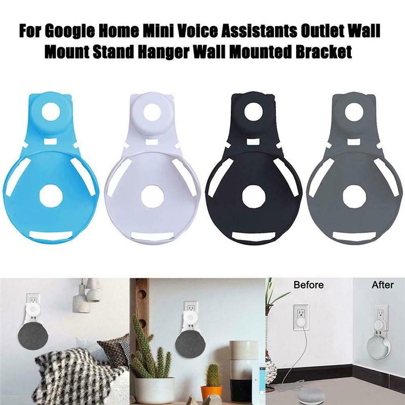 1 PC Outlet Wall Mount Compact Hanger Holder Stand Grip for Google Home Mini