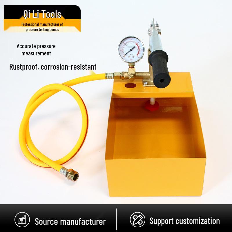 25-kg-Handdruckprüfpumpe für die Leckageprüfung von Hausleitungen und Fußbodenheizungen