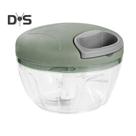 500/900ml Mini Garlic Chopper Clear Useful Spices Meat Garlic Chopper
