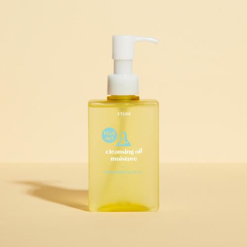 Etude Real Art Cleansing Oil Moisture 2 Pack Special Set  Main Item + Refill 