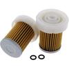DVPARTS 3 Pcs Fuel Filter With 6A320-59930 6A320-58830 For Kubota B1410 RTV900 L320 B3030 B7400 L3800DT L3800F RTVX1120DW RTVX1140R RTVX900W PF9911
