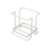 Q'foo Cup Dispenser, Tabletop Paper Cup Storage Holder, Freestanding, Iron, Easy Refilling, Two-Row Divider, Ventilated, Hygienic, Paper Cup Stand,