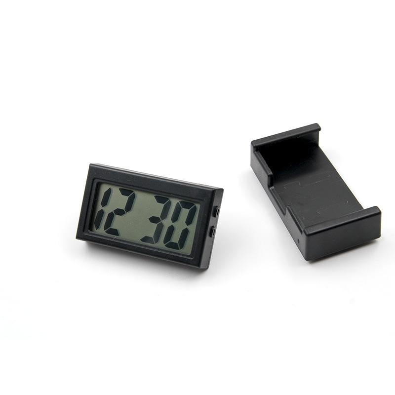 Useful Self-adhesive Easy To Read Portable Auto Dashboard Desk Electronic Clock for Office Table Digital AVE