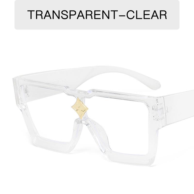 Oversized Luxury Square Sunglasses Men Women Vintage Mirror Glasses UV400 Protection Designer Brand Eyewear