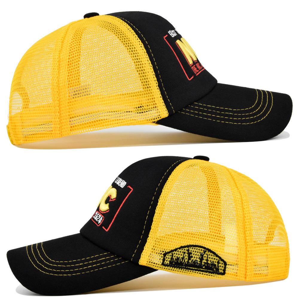 Summer High Quality Mesh Baseball Cap For Unisex Letter Embroidery Adjustable Fashion Hip Hop Snapback Running Outdoor Sport Hat