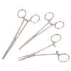 12.5/14/16/18 Cm Bent-Nose/Straight Curved Stainless Steel Locking Elbow Scissors Pliers Hemostatic Forceps Clamp Pliers