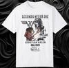 Nové bavlněné bílé tričko Eddie Van Halen Unisex tričko