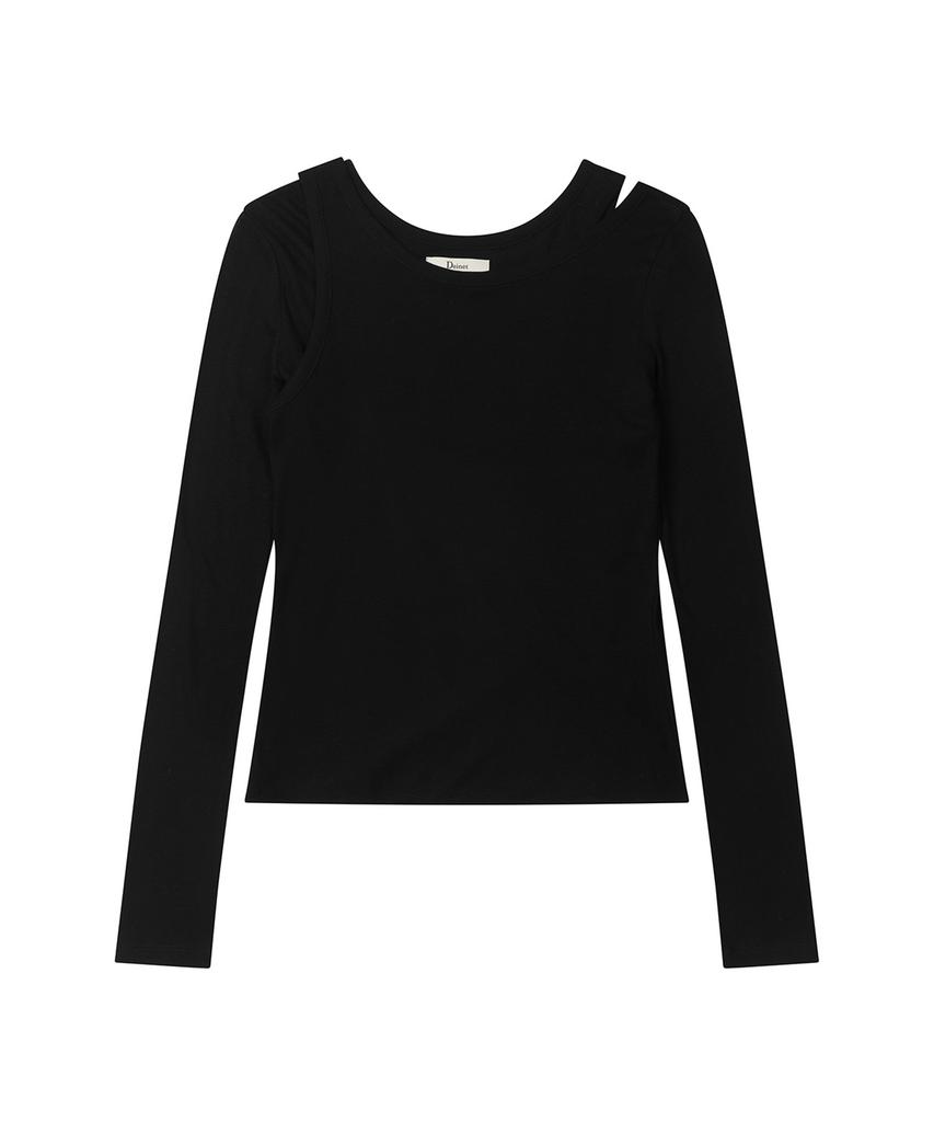 Dainit Layered Long Sleeve In Black