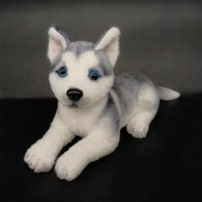 25/30CM Symulacja Husky Pies Pluszowa Zabawka Wilk Miękkie Wypchane Zwierzę Śliczny Pluszowy Dziecięca Lalka Puszysty Prezent Urodzinowy Dziecko Chłopiec
