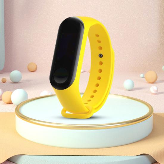 Silicone Wristband Bright Cozy Wear Easy Color Adjustable Installation Detachable Replacement Strap Fashion