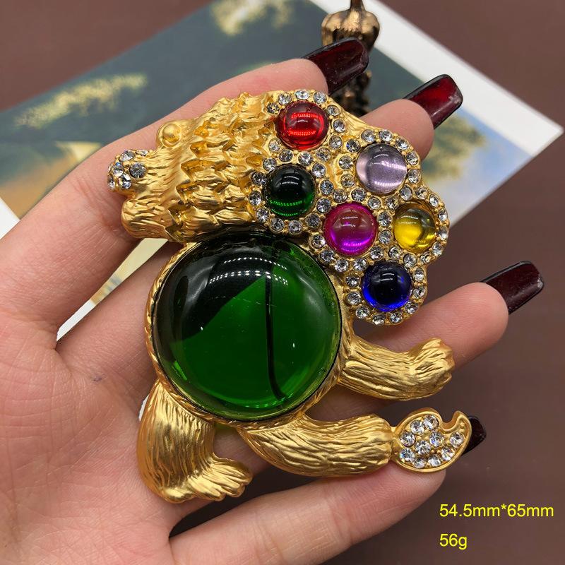 

Средневековая цветная желейная брошь из стекла Belly, булавки для пиджака