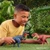 Mattel Jurassic World Action Dinosaur Ages 4 and JGB91 Figure, Roaring! Abelisaurus, Kids' Toy, Length Approx. 12.5 inches, Up, Blue,
