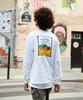 Peullukeu Camel Pigment Long Sleeve Tee White Flt710