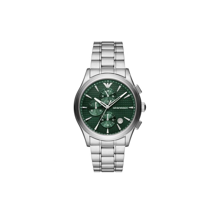 Emporio Armani Watch Quartz Movement Stainless Steel Strap 42Mm Green Dial Casual Men watches AR11529-CLG