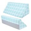 Wedge Pillow R Shaped Soft Comfortable Removable Easy Cleaning Bedsore Turning Wedge Pillow for Side Sleepers