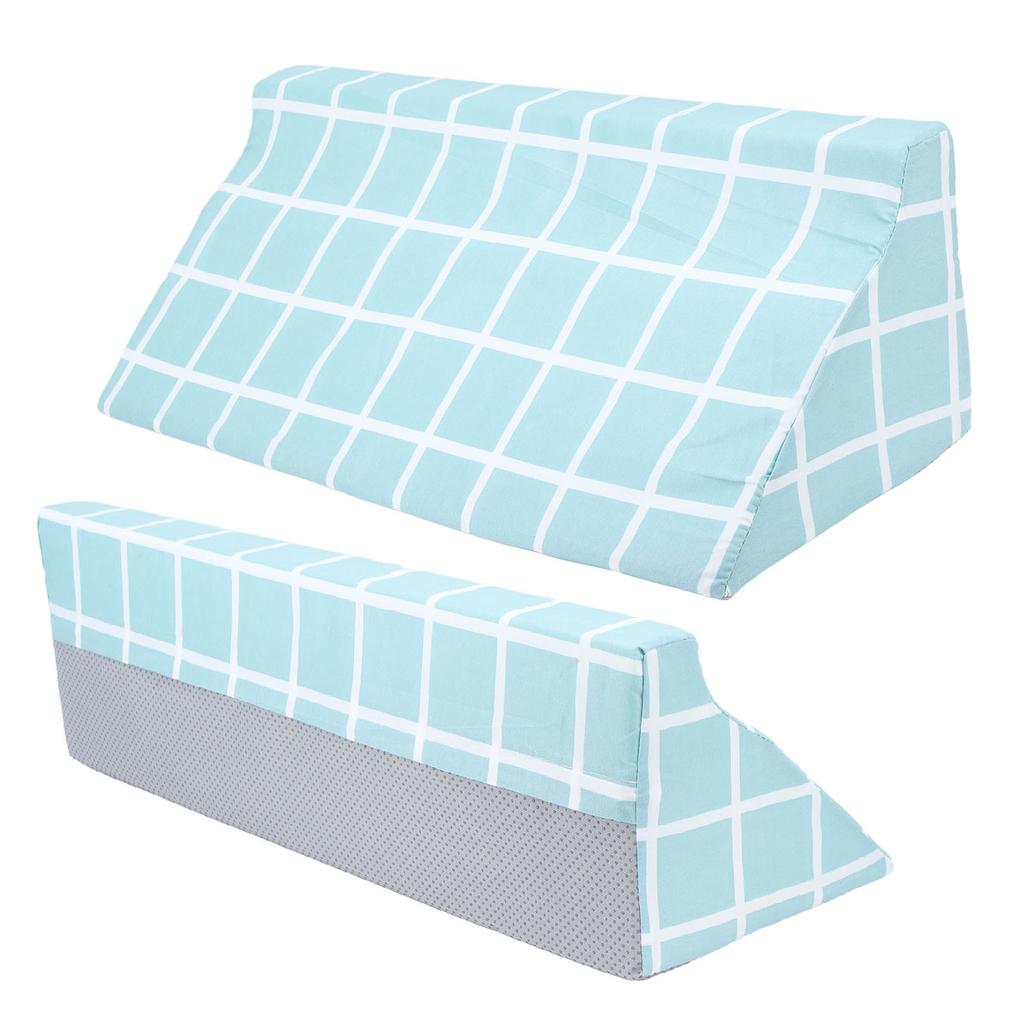 Wedge Pillow R Shaped Soft Comfortable Removable Easy Cleaning Bedsore Turning Wedge Pillow for Side Sleepers