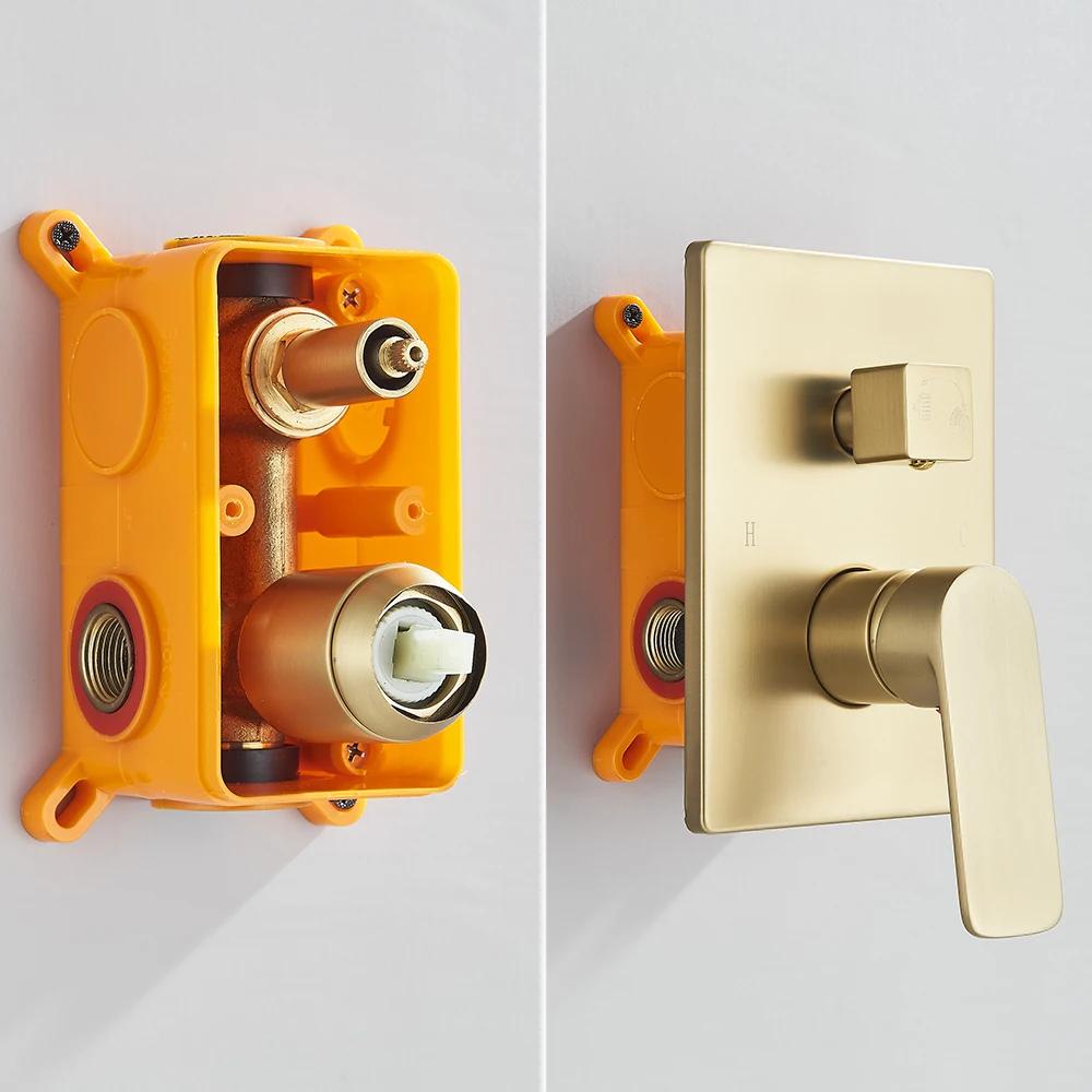 Matte Black Bathtub Faucet Wall Mount Tub Mixer Tap Rotating Spout Handshower head Bathtub Mixer Shower Set Mixer Tap