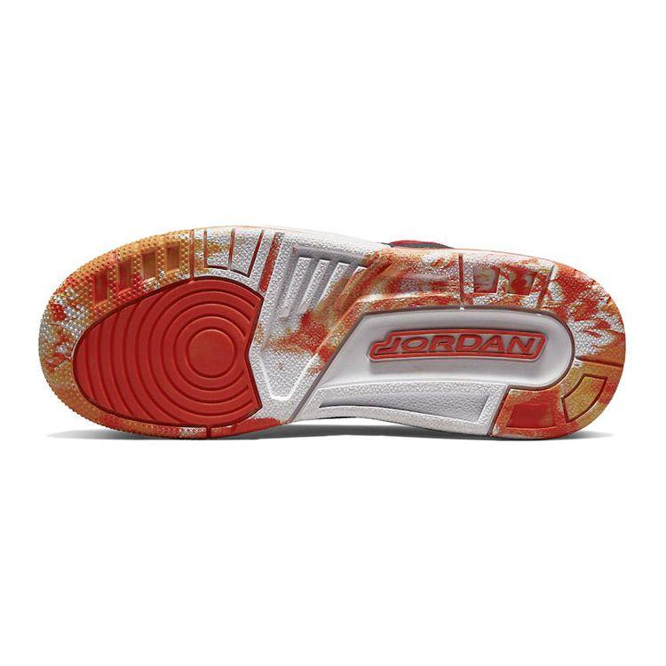 Air Jordan 3 Retro GS Kumquat Kids Sneakers Black Team-Orange White 441140-088