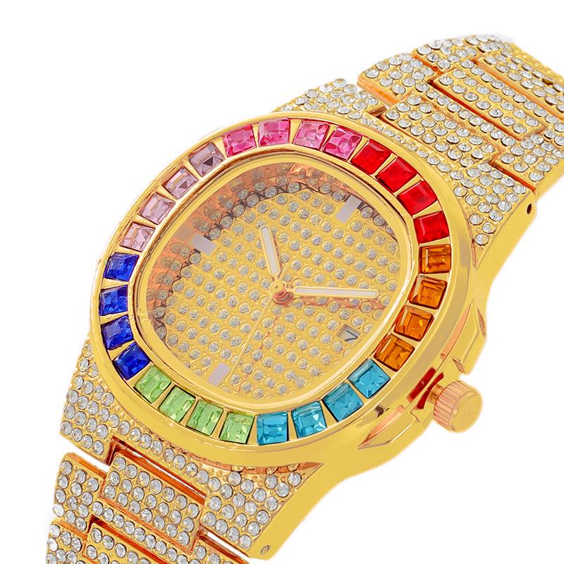 New Arrival: Colored Diamond Ladies' Watch – Elegant, Full-Diamond Design
