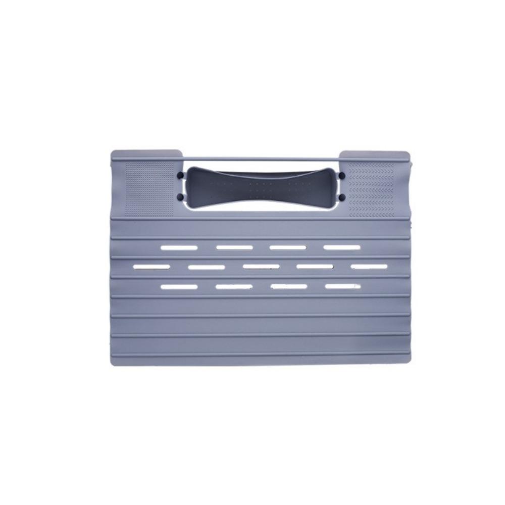 Heat resistant Kitchen Storage Rack Folding Sink Drainer Mat Makeup Drainer Rack  for Kitchen серый