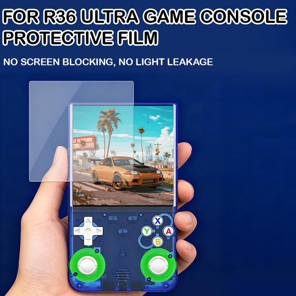 1PCS 9H HD Tempered Glass For R36 Ultra Handheld Game Console ON R36Ultra 4inch Screen Protector Cover Film