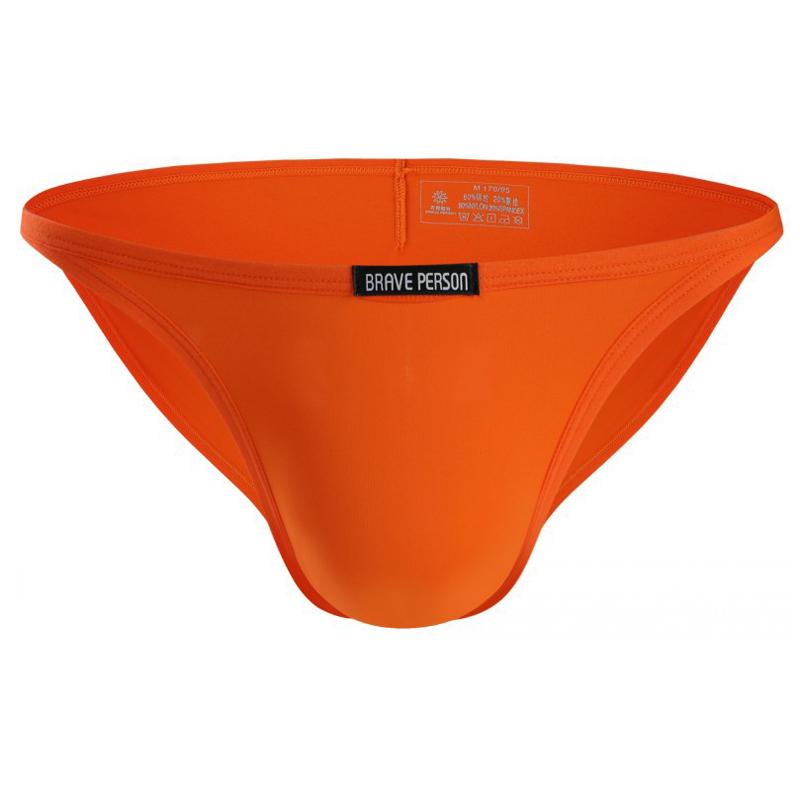 Sexy Underwear Men Mini Briefs Low Waist Sexy Underpants Smooth Ice Silk Male Panties Bikini Briefs