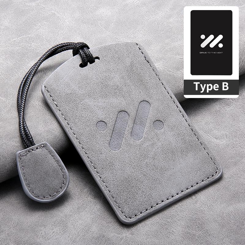 Schafsleder NFC Auto Smart Fernbedienung Schlüsselhülle Vollabdeckung Für IM LS7 L7pro LS6 Schutzhülle Schlüsselanhänger Keyless Tasche Schnalle Zubehör