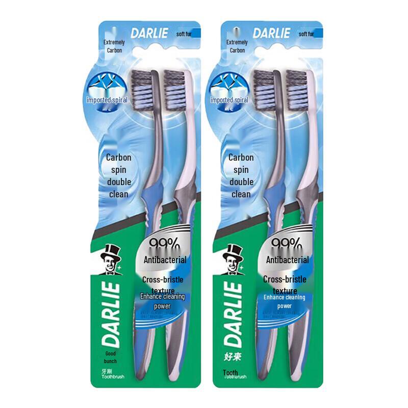 Darlie Spiral Deep Clean Soft Toothbrush (4-Pack)