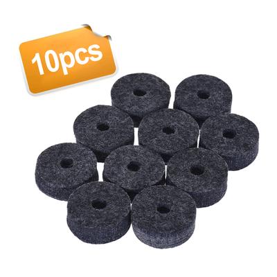 10 szt. Filce do talerzy Crash Cymbal Clutch Filcowy zestaw perkusyjny Stojak na talerze Filc