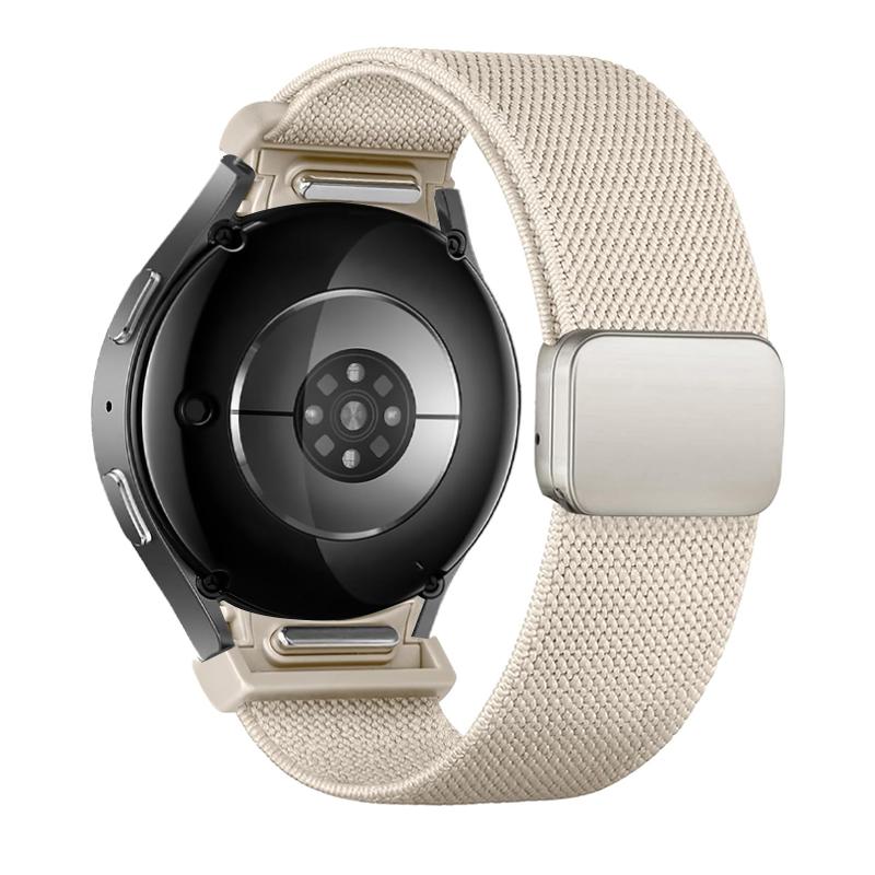 Band For Samsung Galaxy Watch 7/6/5/4/5 Pro 44mm 40mm No Gaps Magnetic Nylon sport correa bracelet Galaxy watch 6 classic Straps