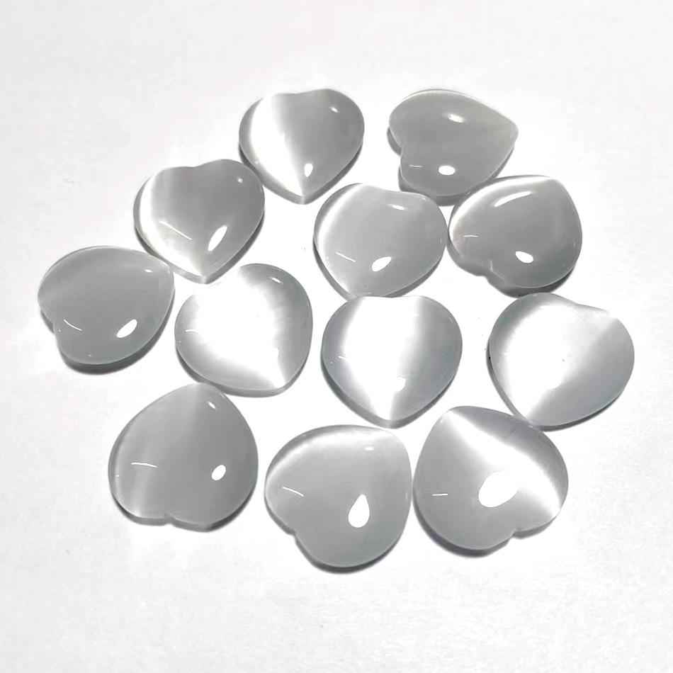 2cm Natural Rose Quartz Heart Crystal Gemstone