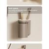 1 Pièce Porte-Rangement Brosse à Dents Innovant Sans Trou Tasse Bain à Bouche Luxe Léger Tasse Brosse Organisateur Salle de Bain Mural Couple