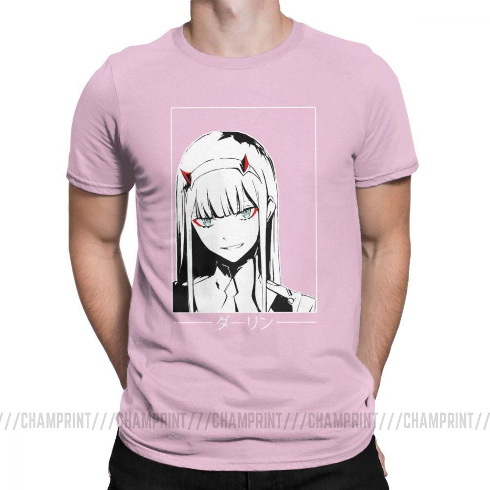 Cool Zero Two T Shirt Darling In The Franxx Movie Koszulka męska 100 bawełna