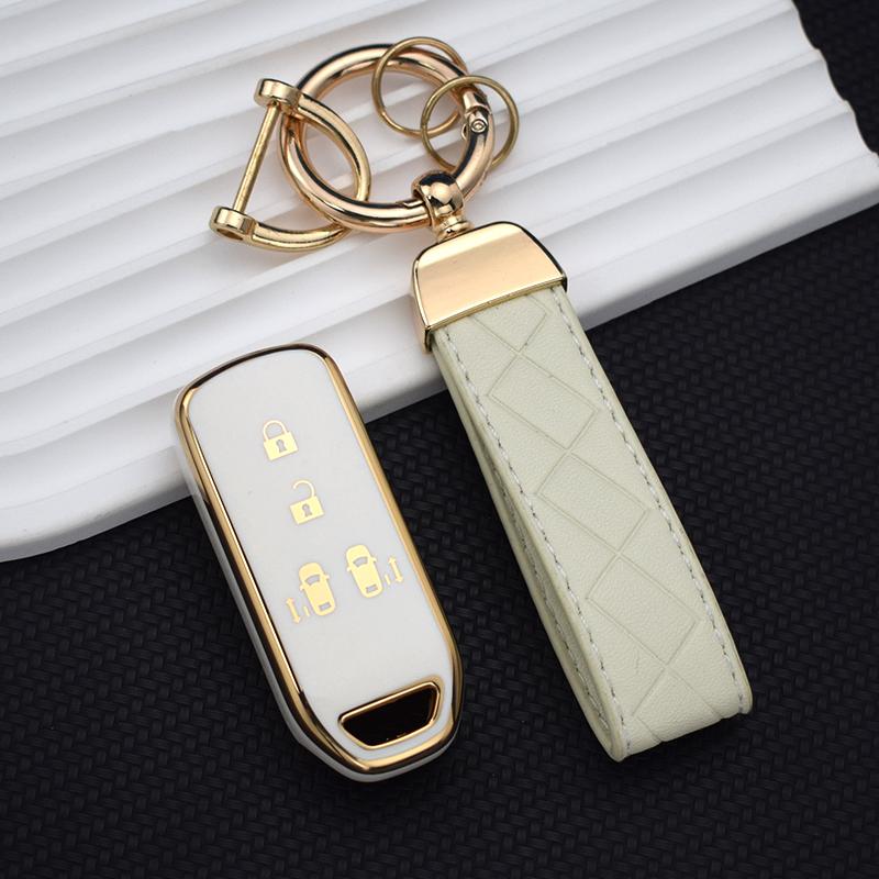 2/4 Buttons Soft Tpu Shell Fob Holder Keychain Protector For Honda N-Box N-One N-Wgn N-Van Custom Wgn Custom Key Case Cover