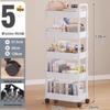 Miling 5-Tier Mobile Storage Cart