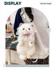 Cute Ragdoll Kitten Plush Backpack Toy for Girls and Kids