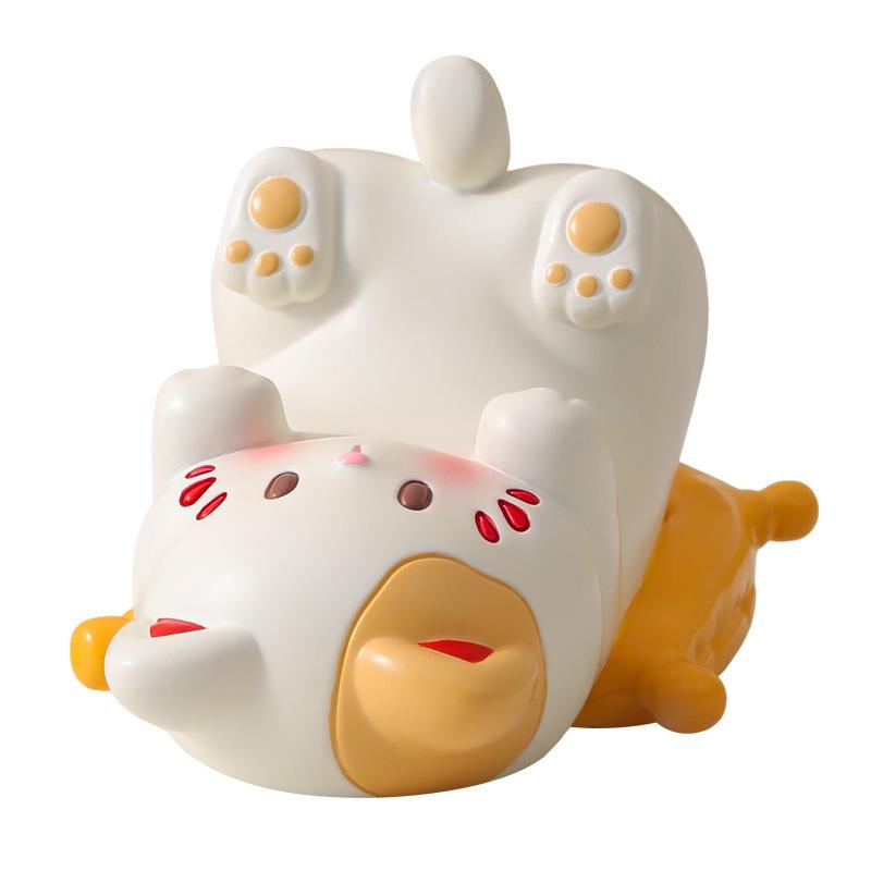 Cute Cat Phone Stand Office Desk Workstation Decoration New Cartoon Gift for Teachers' Day