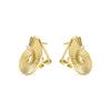 Boucles d'oreilles - Dragi - Argent sterling 925 - Zirconiums cubiques - Finition or jaune 18 ct