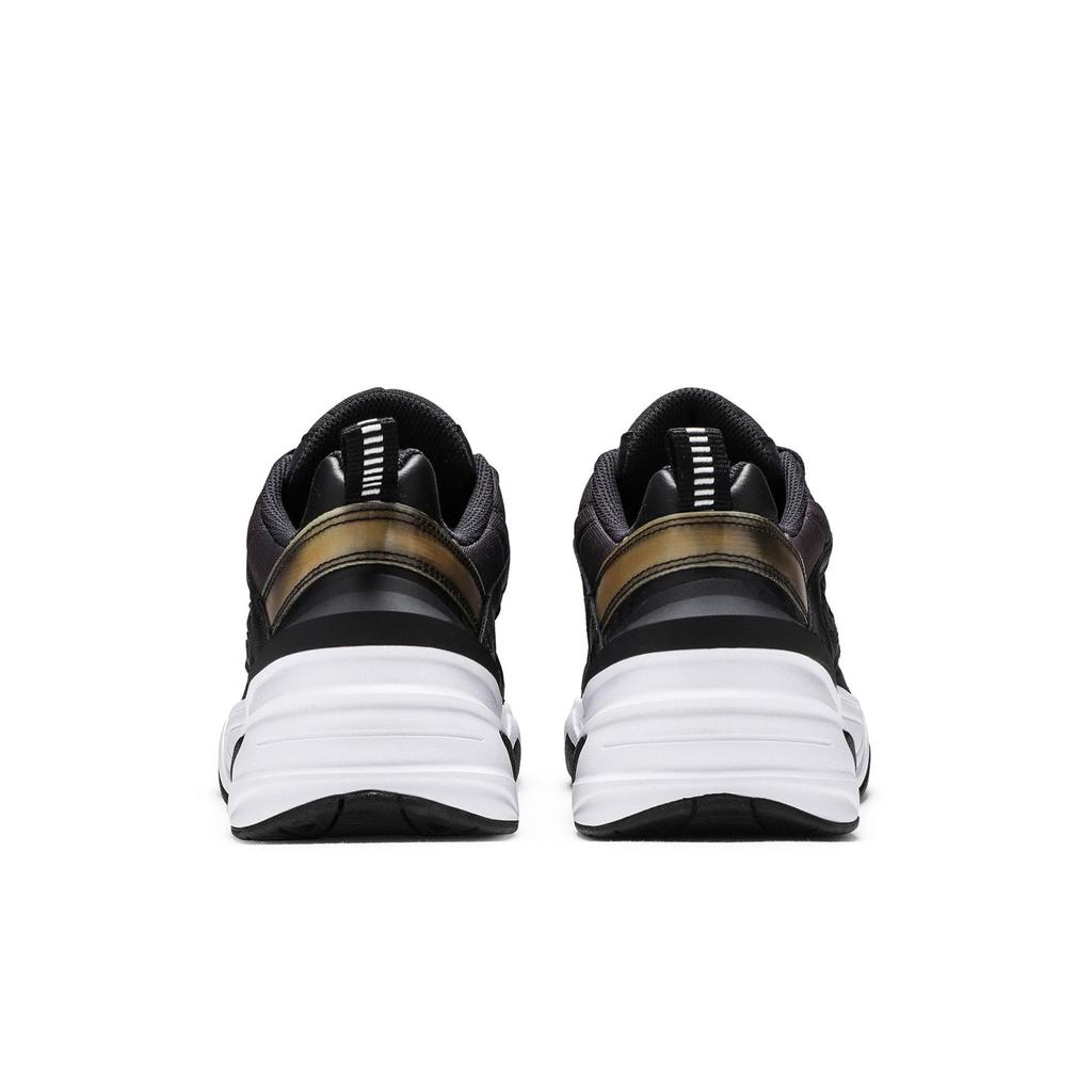 Nike Womens M2K Tekno 'Black Oil Grey' (women's sizes) Black / Oil Grey-White Chunky Sneakers BQ3378 002