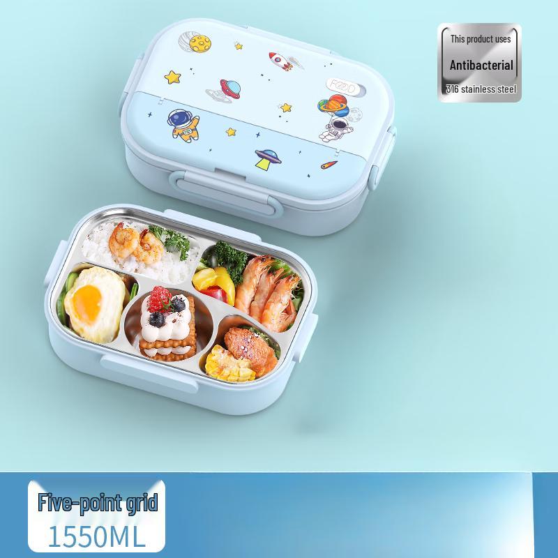 

Kids 316 Stainless Steel Insulated Lunch Box with 5 Compartments