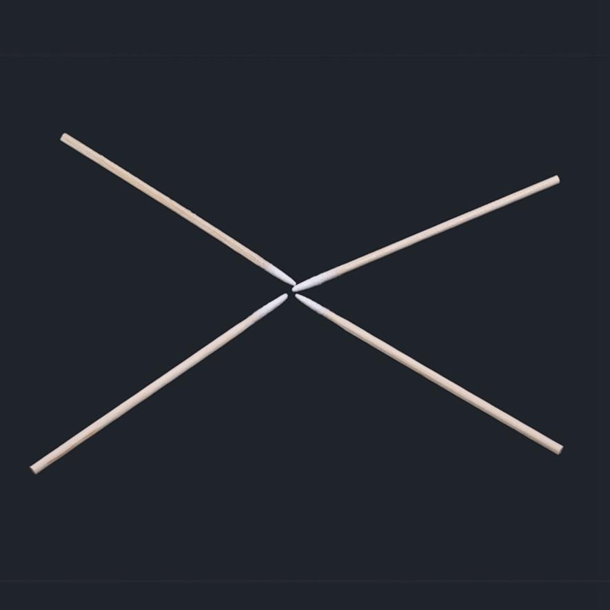 Wattestäbchen-Stäbchen Einweg Tattoo Spitze Wattestäbchen Holz Einzelkopf Make-up Reinigungs-Wattestäbchen Hochwertiges Material Ausgezeichnete Schnelle Lieferung