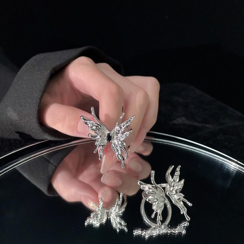 Ring Women Butterfly Adjustable Jewelry Index Finger Rings Fashion Decoration
