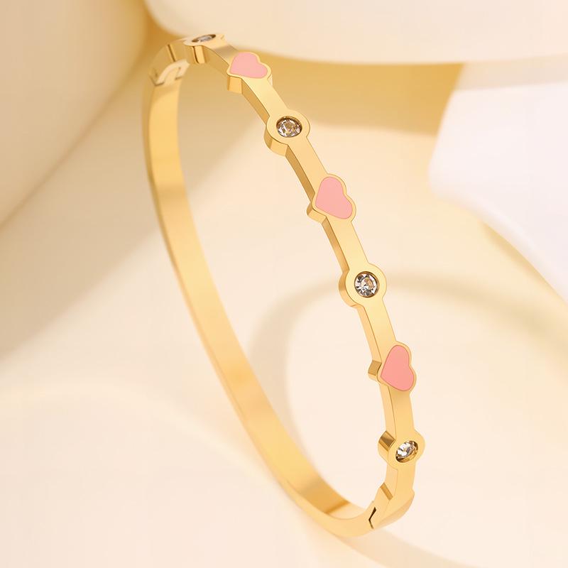 Europäisches & Amerikanisches Luxus Zirkon Stern Armband: Vielseitige, Elegante, Lichtechte Mode für Damen
