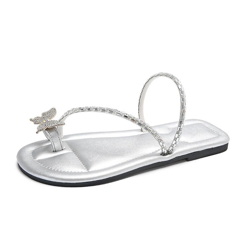 

Женская обувь, летние высококачественные женские тапочки, модные, однотонные, универсальные, простые, женские, на плоской подошве, пляжные туфли 35