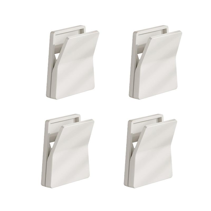 

4pcs Kitchen Glove Storage Dishwashing Glove Hook Household Rubber Glove Holder Cloth Clip for Hanging Gloves 4pcs білий